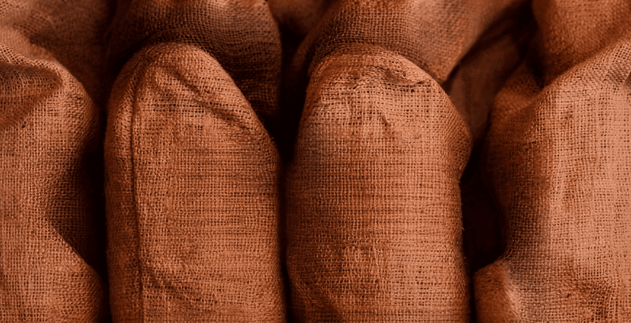 Costales de cafe de El Salvador